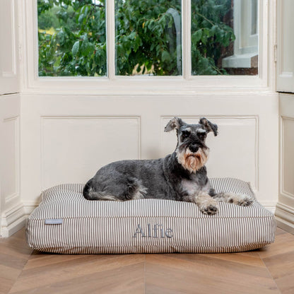 Dog Cushion in Regency Stripe, view 9
