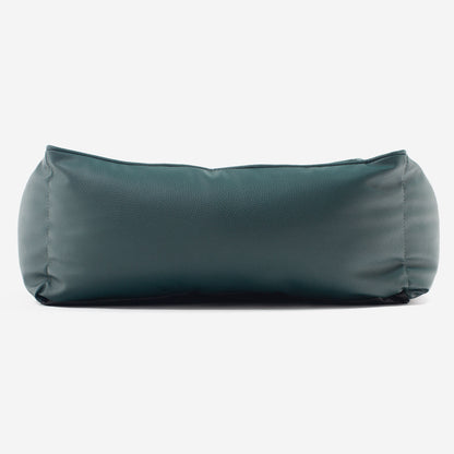 Box Bed With Removable Covers in Rhino Tough Forest Faux Leather, view 7