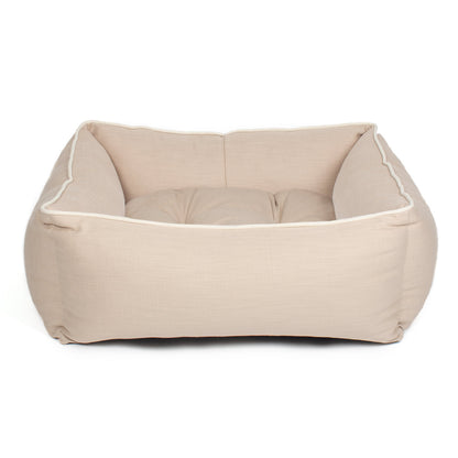 Box Bed With Removable Covers in Savanna Oatmeal, view 10