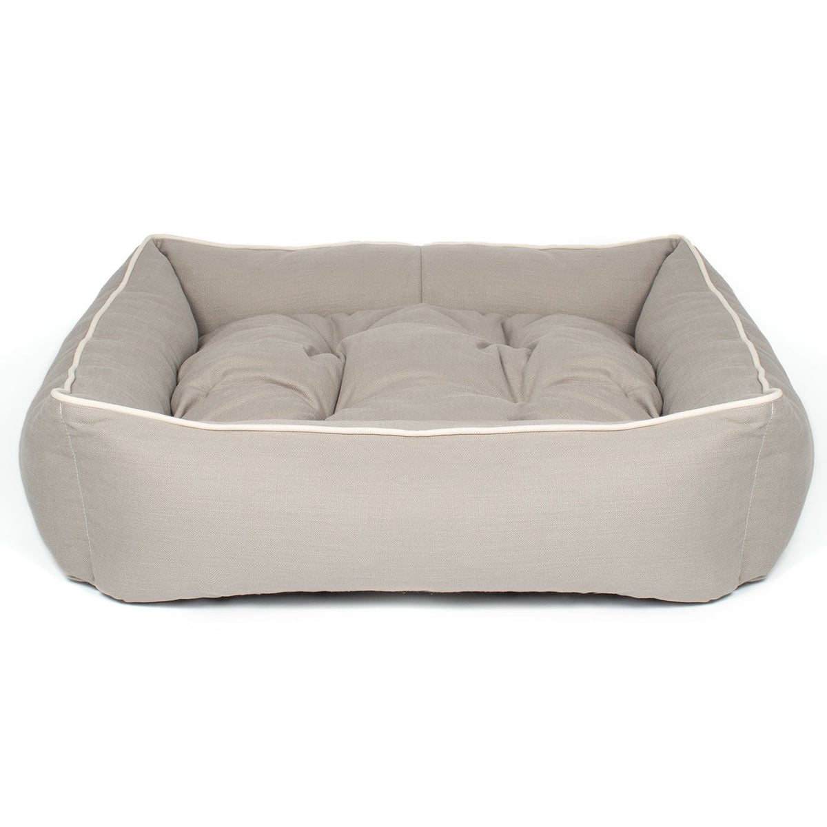 Box Bed With Removable Covers in Savanna Stone, view 6
