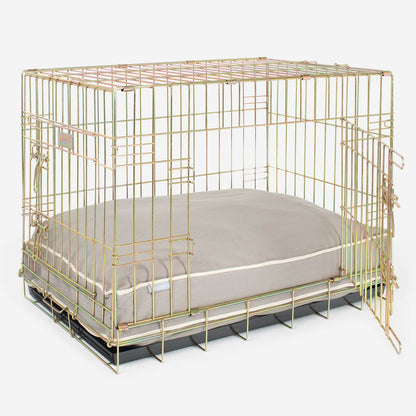 Gold Dog Crate with Cushion in Savanna, view 6
