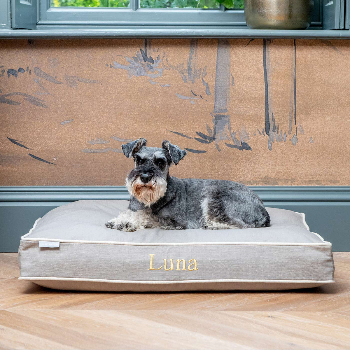 Dog Cushion in Savanna Stone, view 10