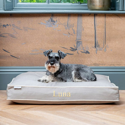 Dog Cushion in Savanna Stone, view 10