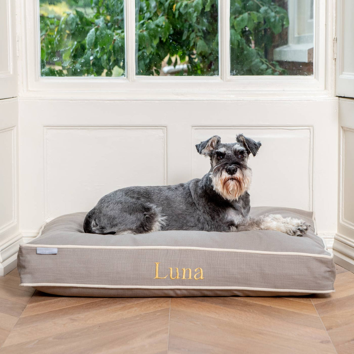 Dog Cushion in Savanna Stone, view 11