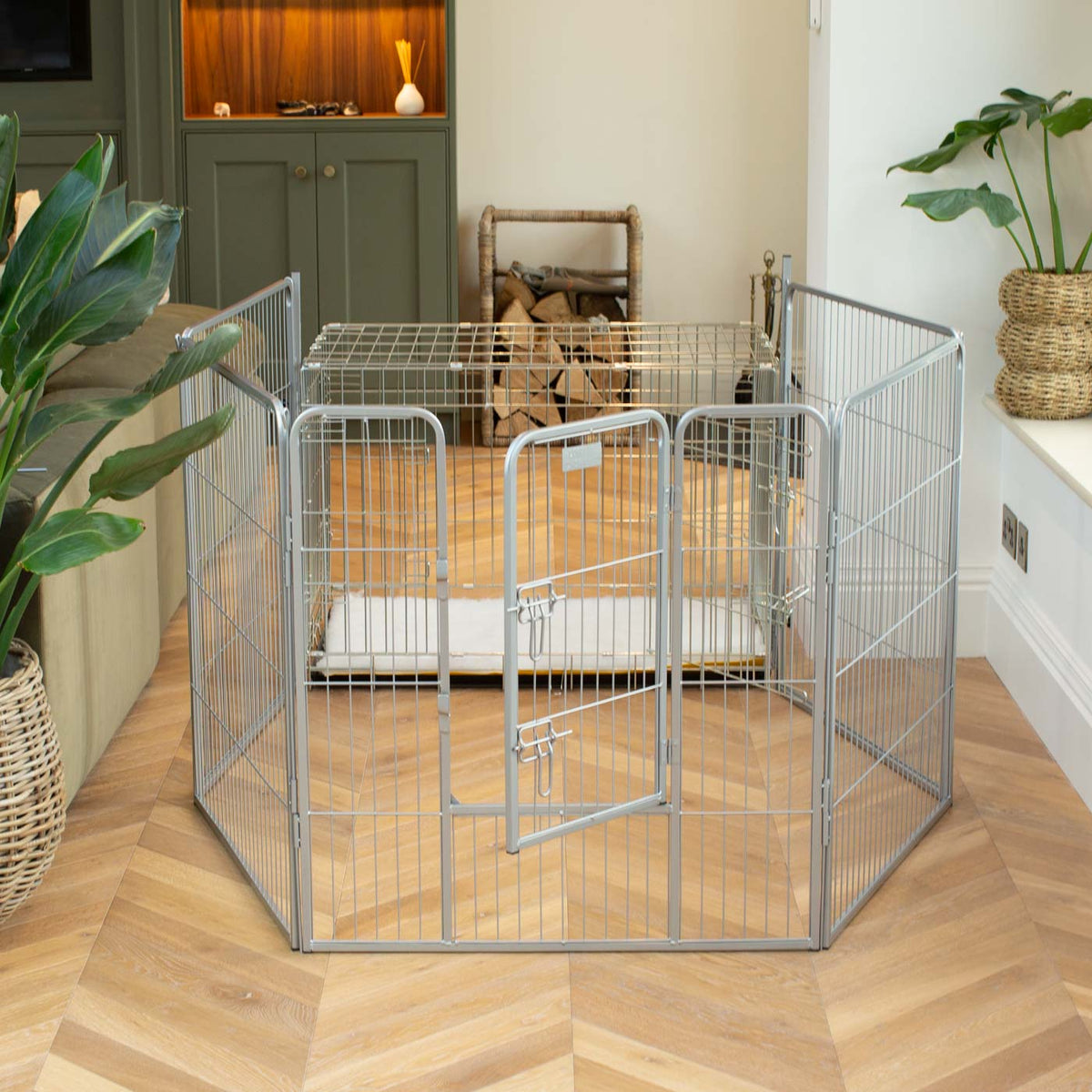 Puppy Play Pen & Crate Extension in Grey, view 3