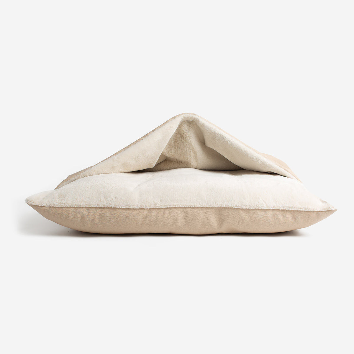 Sleepy Burrows Bed With Removable Cover in Sand Rhino Tough Faux Leather, view 10