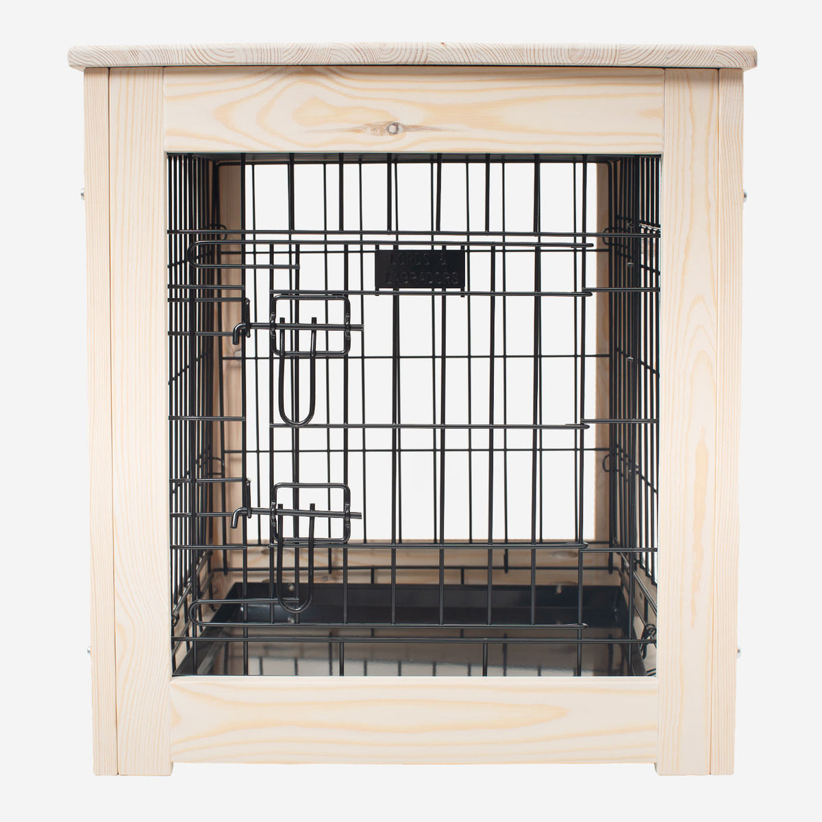 Wooden Salcombe Metal Crate Surround, view 2