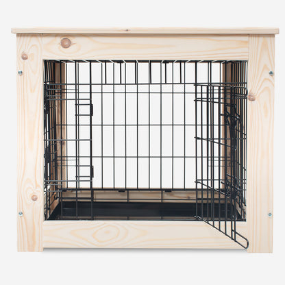 Wooden Salcombe Metal Crate Surround