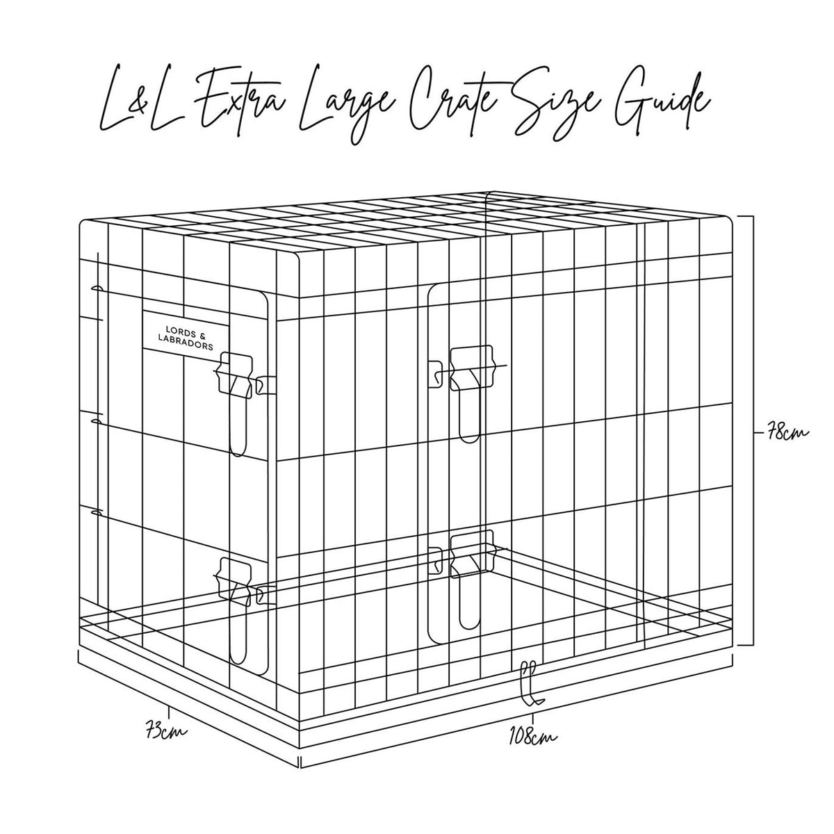 Heavy Duty Deluxe Dog Crate in Silver, view 14