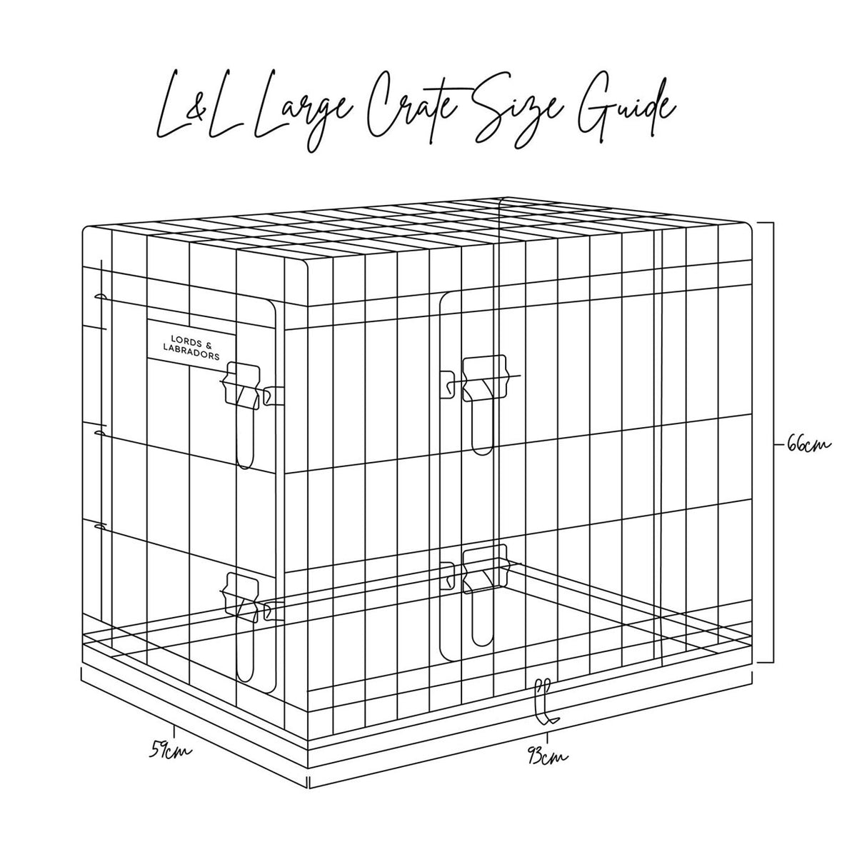 Heavy Duty Deluxe Dog Crate in Black, view 12