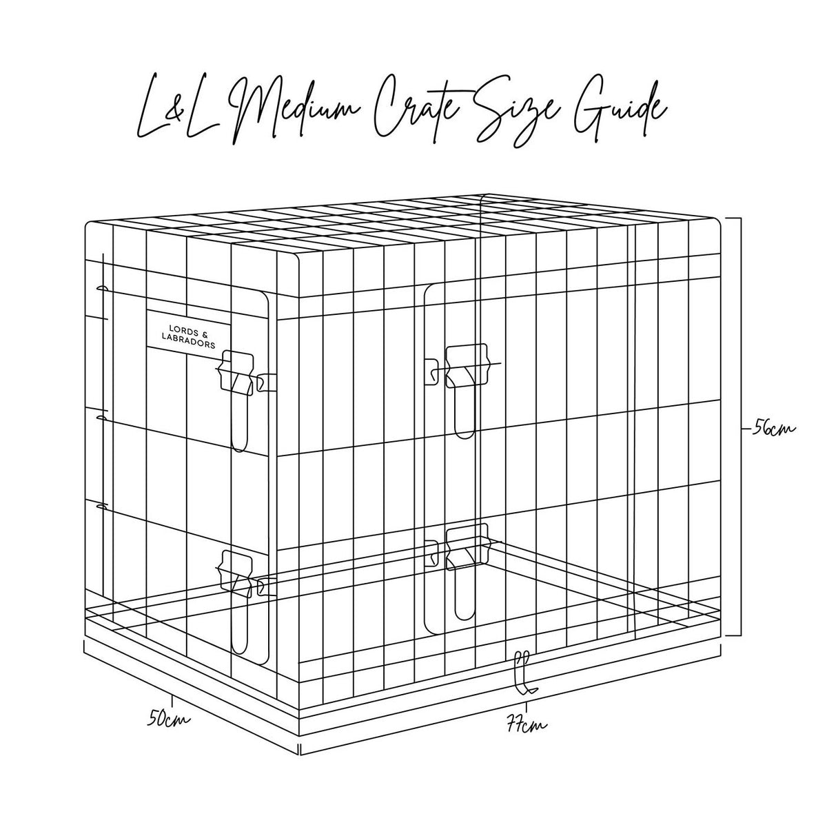 Heavy Duty Deluxe Dog Crate in Silver, view 12