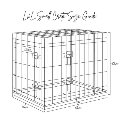 Heavy Duty Deluxe Dog Crate in Black, view 10