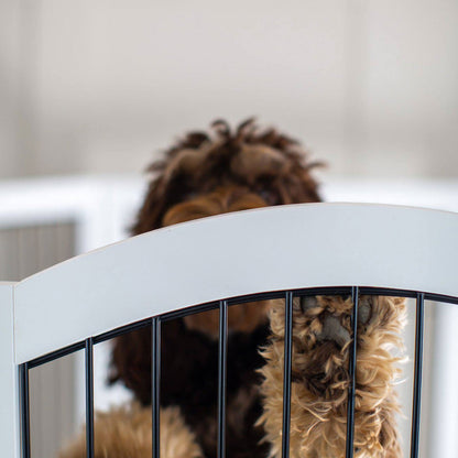Grey Wooden Puppy Play Pen, view 13