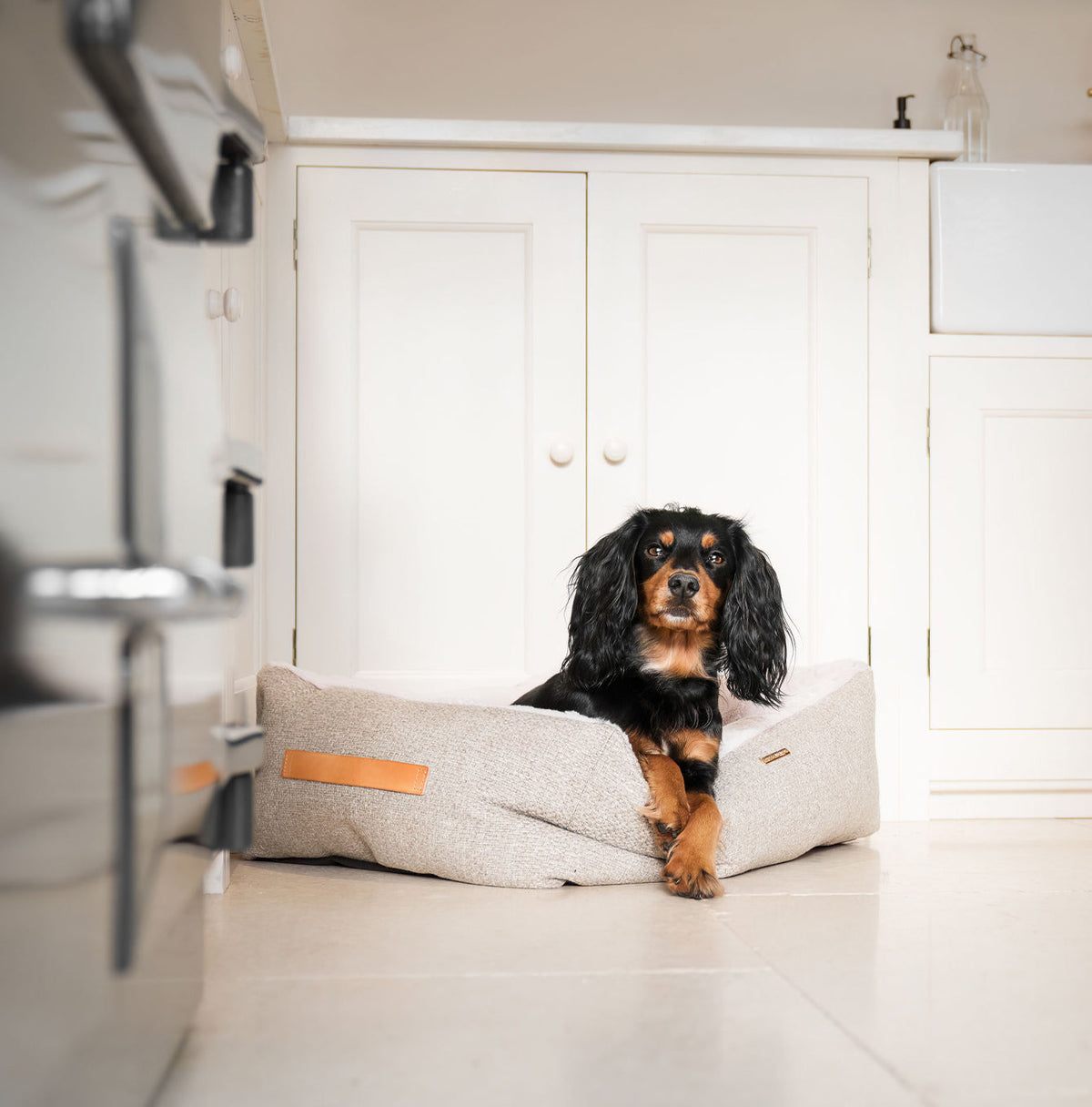 Essentials Herdwick Box Bed in Pebble