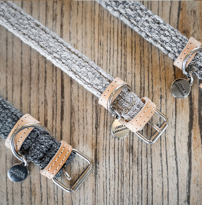 Essentials Herdwick Dog Collar in Graphite, view 8