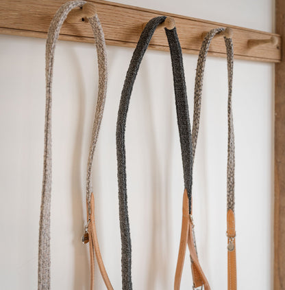Essentials Herdwick Dog Lead in Pebble, view 8
