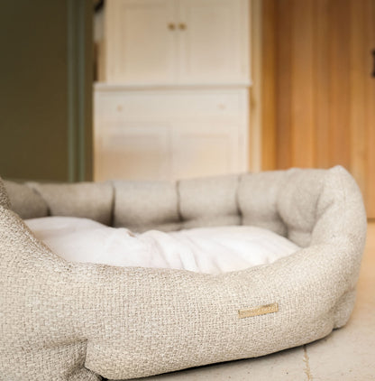 Essentials Herdwick Oval Bed in Sandstone, view 3