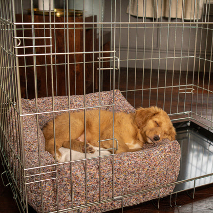 Dog Crate with Cosy & Calming Puppy Crate Bed in Rose Quartz Minerals, view 3