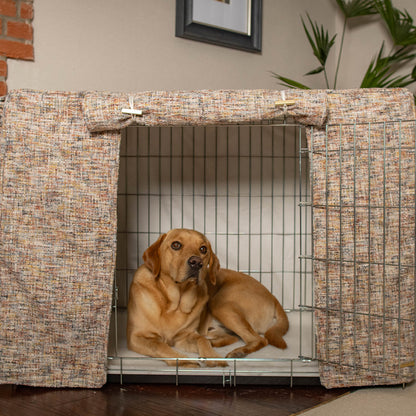 Dog Crate with Crate Cover in Opal Minerals, view 3