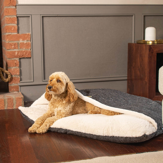 Sleepy Burrows Bed With Removable Cover In Obsidian Minerals