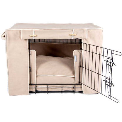 Dog Crate Set in Savanna Oatmeal
