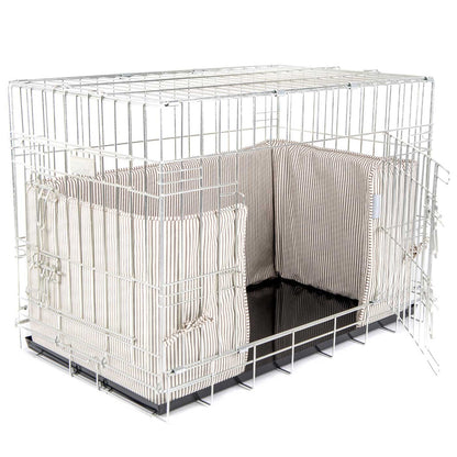 Dog Crate Bumper in Regency Stripe, view 5