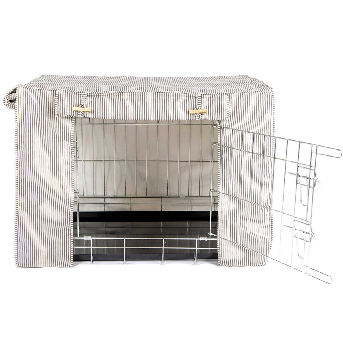 Dog Crate Cover in Regency Stripe, view 11