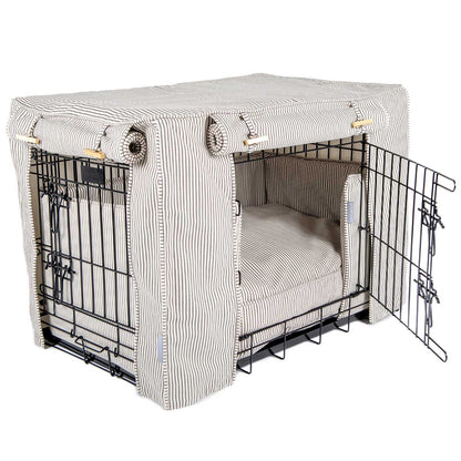 Dog Crate Set in Regency Stripe, view 15