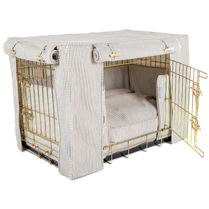 Dog Crate Set in Regency Stripe, view 14