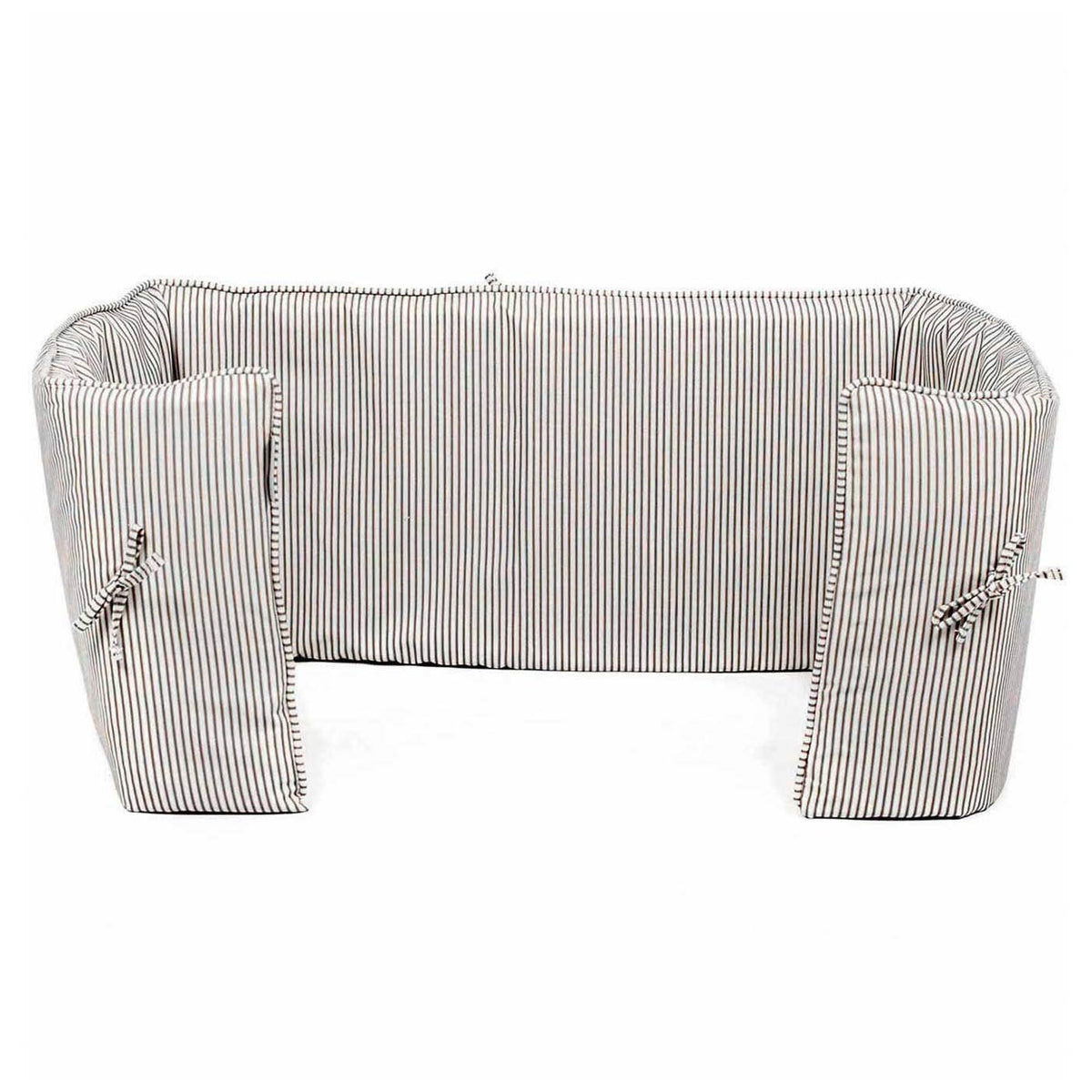 Dog Crate Bumper in Regency Stripe, view 9