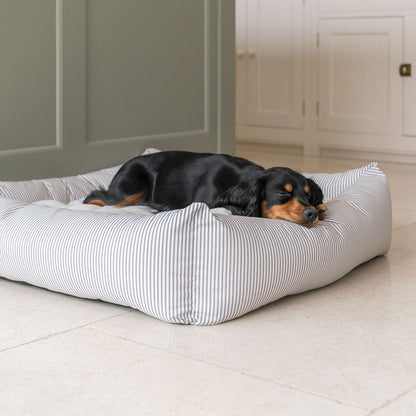 Box Bed With Removable Covers in Regency Stripe, view 4