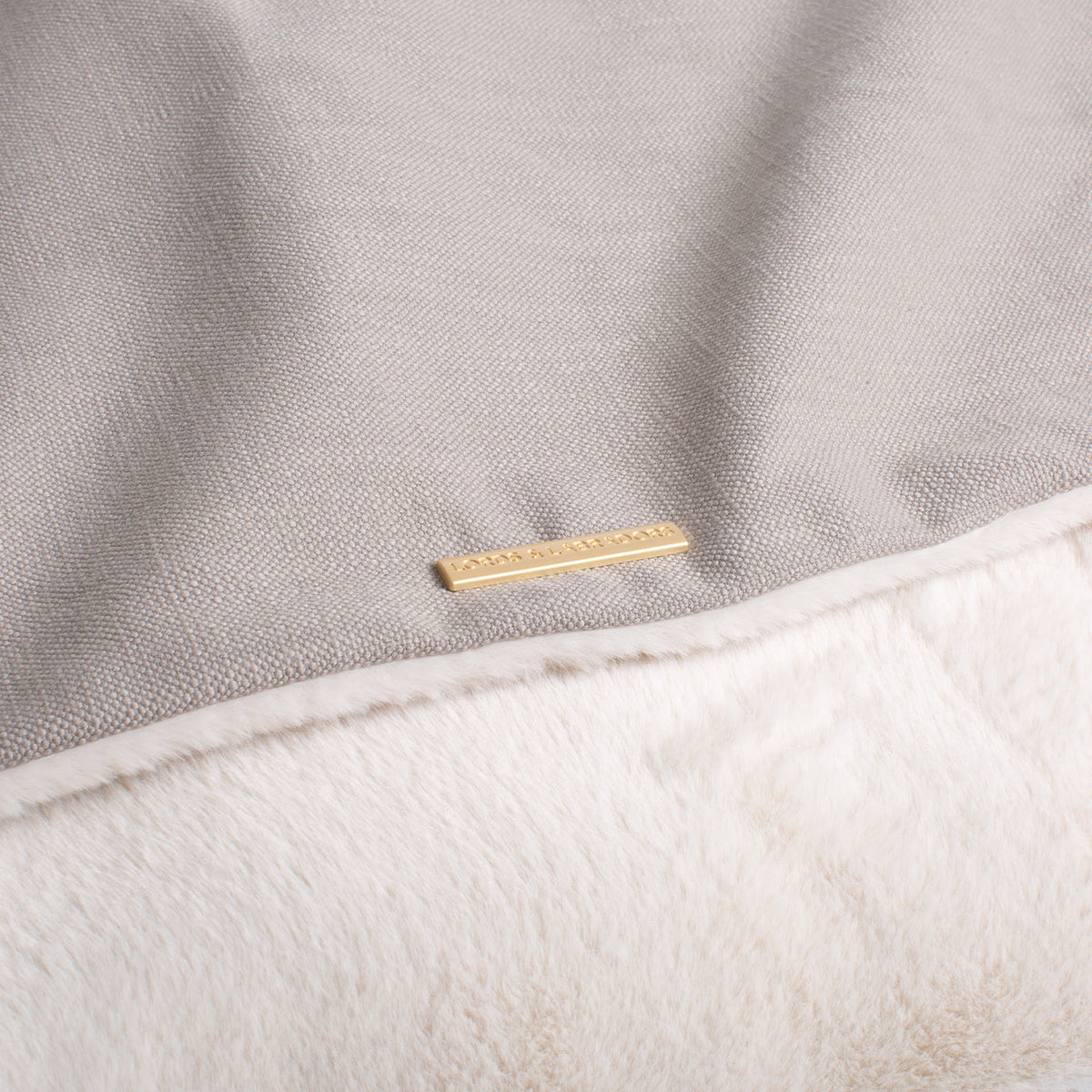 Sleepy Burrows Bed With Removable Cover in Savanna Stone, view 9