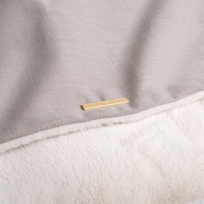 Sleepy Burrows Bed With Removable Cover in Savanna Stone, view 9