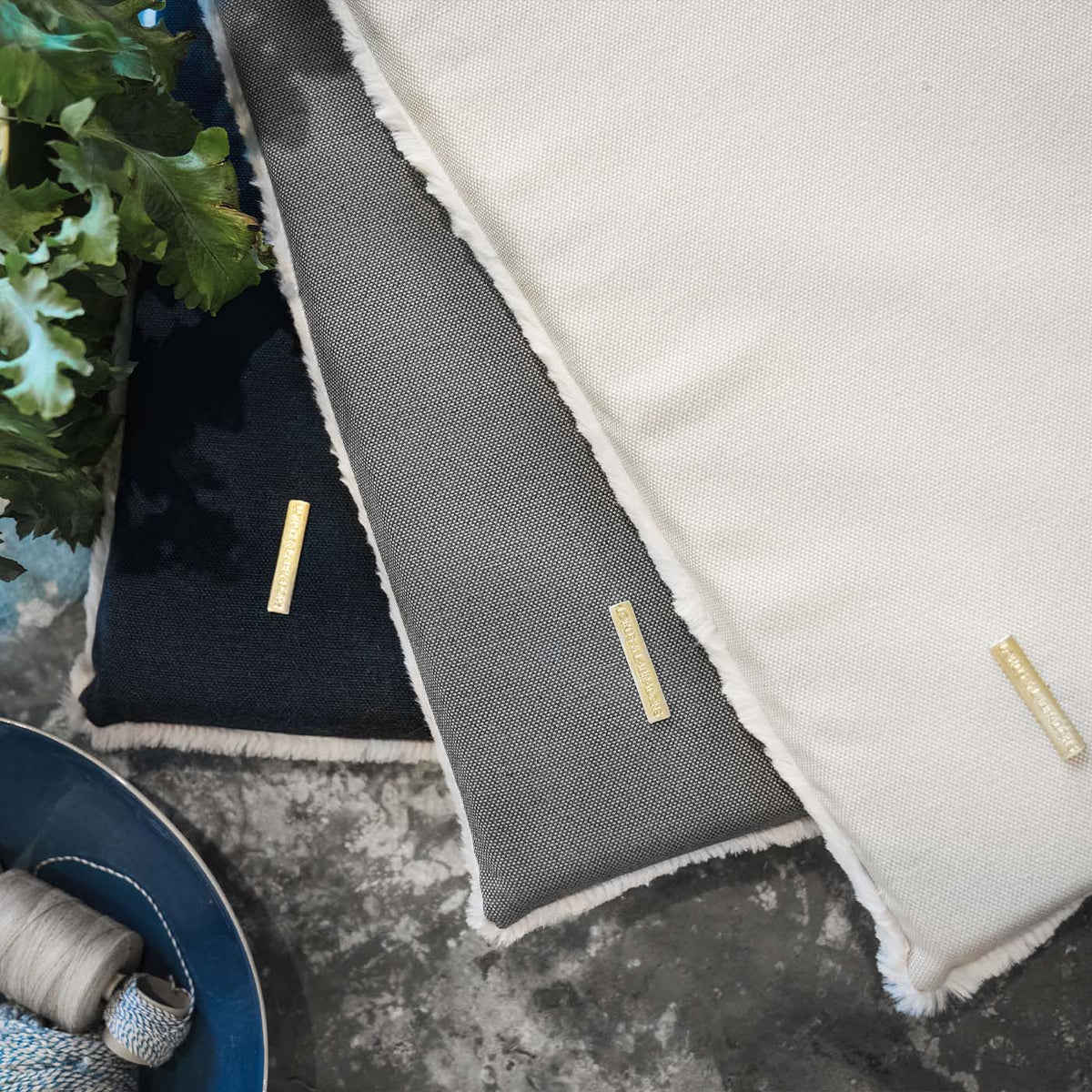 Essentials Twill Crate Mat in Linen, view 7