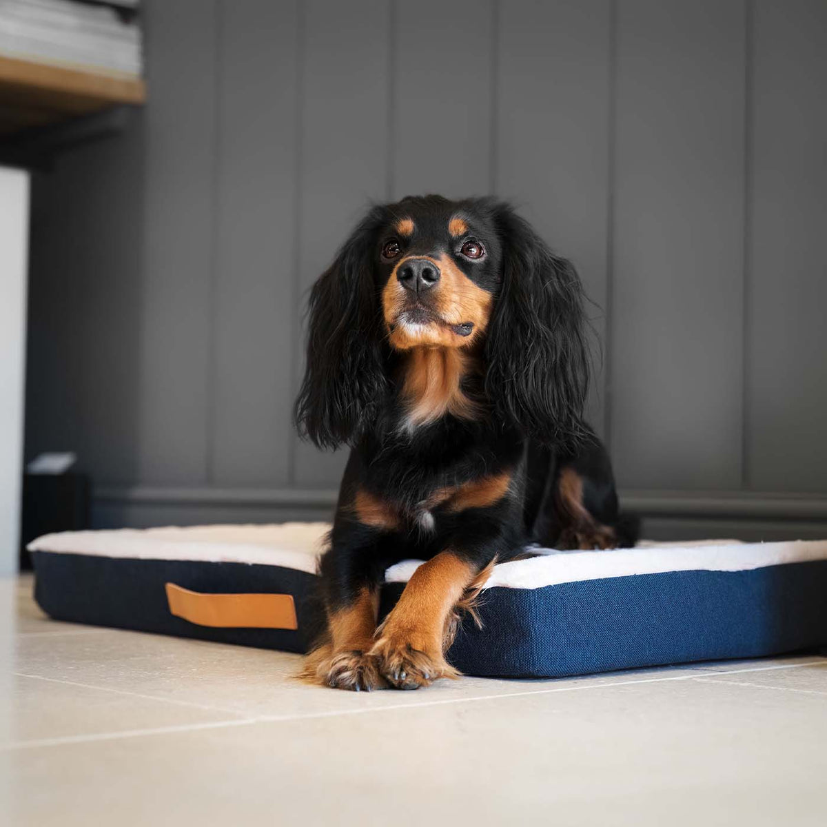 Essentials Twill Orthopaedic Mattress in Denim