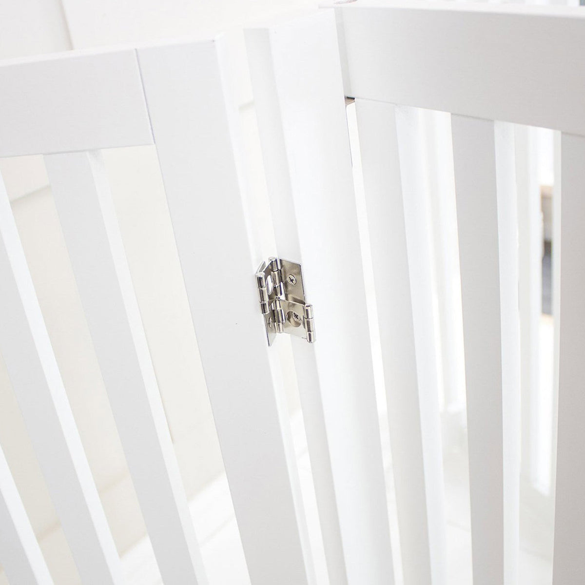 Medium White Wooden Dog Gate, view 6