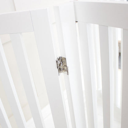 Medium White Wooden Dog Gate, view 6