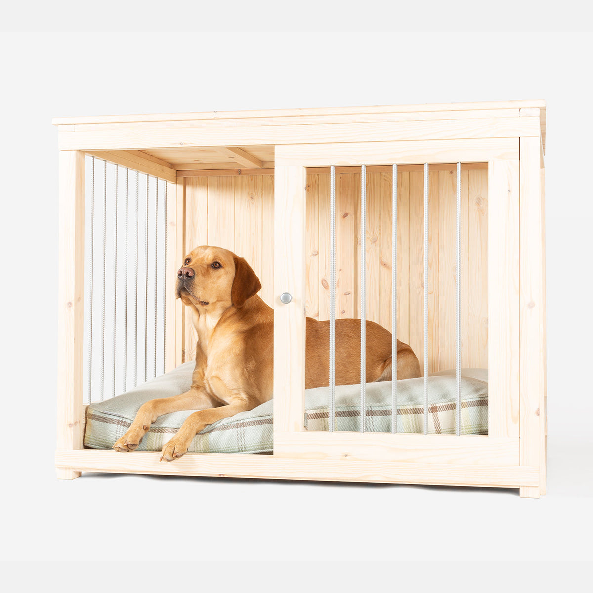 Wooden Sliding Door Salcombe Dog Crate, view 5